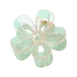 Haarklammern für Mädchen, transparent, Blume, Haifischclip, Kieferklemme, rutschfest, Haarspangen, Haarschmuck, Haarschmuck, Haarspange für den täglichen Gebrauch, Partys von Kaohxzklcn