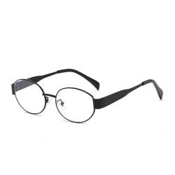 Kaohxzklcn Reise-Sonnenbrille für Erwachsene, UV400, ovaler Rahmen, Sonnenbrille für Outdoor-Aktivitäten, UV-Schutz, Brillen, Reise-Sonnenbrille, Schwarze Rahmenlinse von Kaohxzklcn