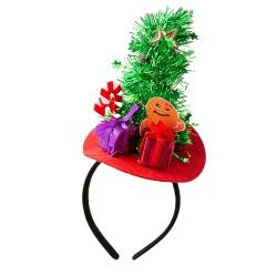 Kaohxzklcn Stirnbänder mit weihnachtlichem Tierhorn, Haarschmuck für Mädchen und Damen, Feiertagsparty, Stirnbänder für Damen und Erwachsene von Kaohxzklcn