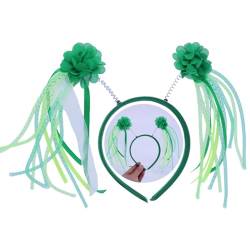 Patricks Day Stirnband für Erwachsene, grün, irische Party, Festival, Blume, Haarreif für Teenager, Kopfschmuck, irische Stirnbänder für Damen, irische Stirnbänder für Mädchen, irische Stirnbänder für von Kaohxzklcn