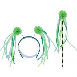 Patricks Day Stirnband für Erwachsene, grün, irische Party, Festival, Blume, Haarreif für Teenager, Kopfschmuck, irische Stirnbänder für Damen, irische Stirnbänder für Mädchen, irische Stirnbänder für von Kaohxzklcn