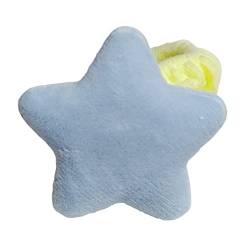 Star Scrunchies Plüsch Haarseil Stern Haargummi Elastische Bänder Plüsch Haargummis Stern Pferdeschwanz Halter Stern Haargummi Stern Haargummi für Frauen von Kaohxzklcn