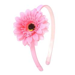 Stirnband mit Blumenmotiv für Mädchen, Frühling, Strand, Sommer, rutschfest, Partyhut, Sonnenblumen-Haarband von Kaohxzklcn