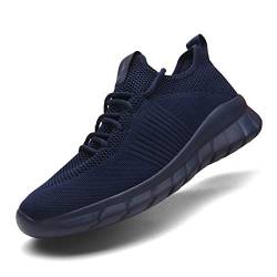 Kaopabolo Laufschuhe Damen Herren Straßenlaufschuhe Fitness Turnschuhe Sneakers Sportschuhe Leichtgewichts Atmungsaktiv Walkingschuhe blau 45 von Kaopabolo