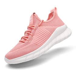 Kaopabolo Laufschuhe Damen Straßenlaufschuhe Fitness Turnschuhe Sneakers Sportschuhe Leichtgewichts Atmungsaktiv Walkingschuhe Rosa 41 von Kaopabolo