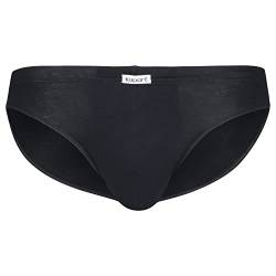 Kapart Unterhosen Herren Slip 100% Baumwolle Unterwäsche Herrenslips Rioslip Fano in schwarz große Größen bis 14, Größe:10 von Kapart