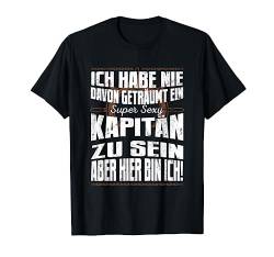 Kapitän Shirt Herren Boot Geschenk Segler Nautik Motorboot T-Shirt von Kapitän Geschenke Herren & Boot Geschenk Segler