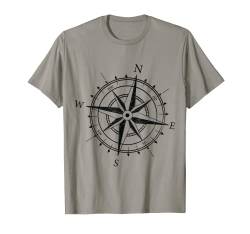 Kompass Segeln Sailing Sport Yacht Segel T-Shirt von Kapitän Skipper Segelbekleidung für Segel Fans