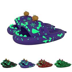 Shark Slides Original, Cloud Slidely Shark Slides, Cloud Shark Home Spa Hausschuhe Erwachsene (Halloween Purple, adult, women, numeric_36, numeric_range, eu_footwear_size_system, numeric_37, medium) von Kapley