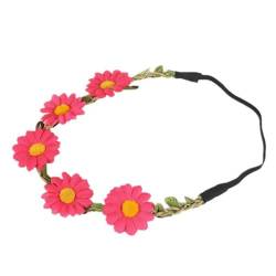 Blumen-Stirnband, leicht, Blumenkrone, Sonnenblumengirlande, realistischer Kopfschmuck von Kapmore