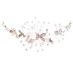 Braut Chic Strass Blume Braut Haar Kopfschmuck Stirnband Accessoire Hochzeit von Kapmore