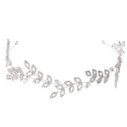 Elegante Braut-Kopfbedeckung: leichtes, zierliches Damen-Stirnband, Blatt-Dekorativ, klassischer Brautschmuck, Party, für Mädchen, Kopfschmuck, Hochzeit von Kapmore