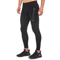 Kapow Compression-X Performance Leggings für Herren: Sport-Leggings mit Taschen, ideal für Fitness, Laufen, Joggen, Fußball, Crossfit, Extremsport und Yoga - Lange Männer Leggings von Kapow Meggings