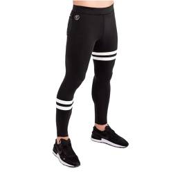 Kapow Meggings Performance PRO: Lange Sportleggings für Herren mit Kompression – Perfekt für Laufen, Yoga & Fitness, Sommer & Winter, inklusive Taschen von Kapow Meggings