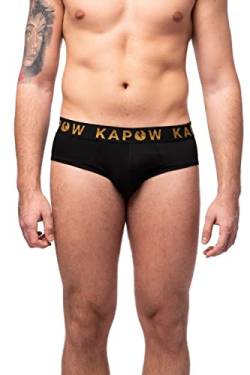 Kapow Meggings Performance Unterwäsche für Männer, Slips (Midnight, L) von Kapow Meggings