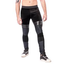 Kapow Meggings für Herren 'Supreme Range': Deluxe Kompressionsleggings mit Taschen für Streetstyle, Activewear, Lange Männerleggings für Sport, Mode und Festivals von Kapow Meggings