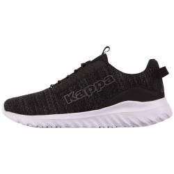 Kappa Deutschland STYLECODE: 243308 Jarek Unisex Sneaker, Black/Grey, 36 EU von Kappa Deutschland