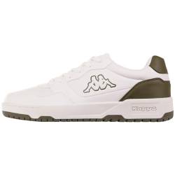 Kappa Deutschland STYLECODE: 243323MF Broome Low MF Unisex Sneaker, White/Army, 38 EU von Kappa Deutschland