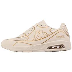 Kappa Deutschland Unisex STYLECODE: 243306GC Harlem EMB GC Women Sneaker, Offwhite/Gold, 37 EU von Kappa Deutschland