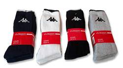 6 paar Kappa Herren Sportsocken, Schwarz 39/41 von Kappa