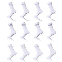 Kappa 12 Paar Tennissocken Weiß Herren 39/42 von Kappa