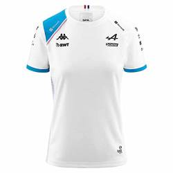 Kappa Damen Aboliw Alpine F1 t-Shirt, Weiß/Blau, XXL von Kappa
