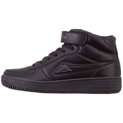 Kappa Damen Bash Mid Sneaker, 1116 Black Grey, 38 EU von Kappa