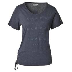 Kappa Damen Iake T-Shirt, Marineblau, XS von Kappa