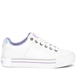 Kappa Damen Logo Tudy Gymnastikschuh, White Iridescent, 39 EU von Kappa