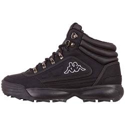 Kappa Damen Shivoo Ice Hi Sneaker, 1111 Black, 37 EU von Kappa