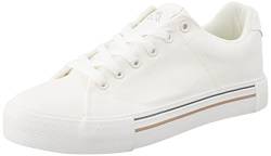 Kappa Damen Tudy Canvas Sneaker, weiß, 38 EU von Kappa