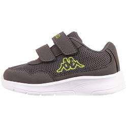 Kappa Deutschland Unisex Baby STYLECODE: 280009M Cracker II M Sneaker, Grey/Lime, 20 EU von Kappa