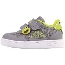 Kappa Deutschland Unisex Baby STYLECODE: 280023M PIO M Sneaker, Grey/Lime, 21 EU von Kappa