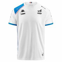 Kappa Herren Abolim Alpine F1 Tshirt, Weiß/Blau, L von Kappa