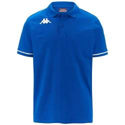 Kappa Herren Barli Polohemd, Blauer Saphir/Weiß, XXXL von Kappa