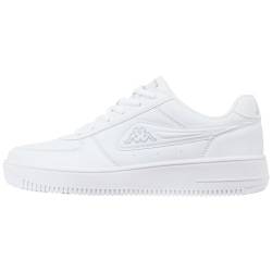 Kappa Herren Bash Sneakers, Weiß White L Grey 1014, 38 EU von Kappa