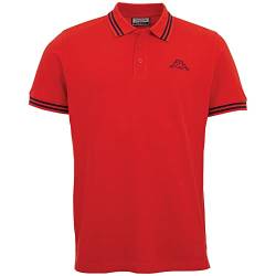 Kappa Herren Kurzarm Poloshirt STYLECODE: 709361 Aleot Men Poloshirt I Flame Scarlet I 2XL von Kappa