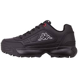 Kappa Herren Rave Nc Sneaker, 1111 Black, 43 EU von Kappa