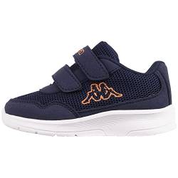 Kappa Jungen Unisex Kinder STYLECODE: 280009M Cracker II M Sneaker, Navy/Orange, 21 EU von Kappa