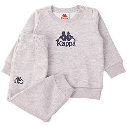 Kappa Kinder Jogginganzug 709486M Unisex Kids Suit | Langarm Sweatshirt I Jogging Hose I Jogginganzug I High-rise Melange I 86-92 von Kappa