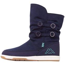 Kappa Mädchen creme winter boots, Blau Navy Mint 6737, 35 EU von Kappa