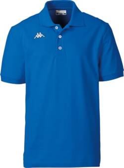 Kappa Poloshirt Kurzarm, sportlich Elegantes Polo für Herren, Polohemd aus 100% Baumwolle, Herrenbekleidung, Royalblau, Gr. XL von Kappa