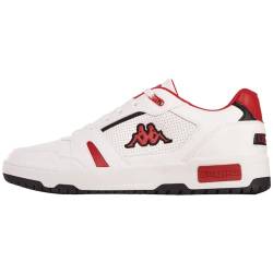 Kappa STYLECODE: 243401 YELDES Unisex Sneaker, White/Red, 37 EU von Kappa