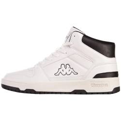 Kappa STYLECODE: 243406 CODA MID Unisex Sneaker, White/Black, 37 EU von Kappa