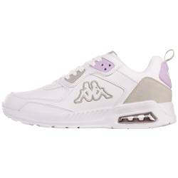 Kappa STYLECODE: 243415 Queens Unisex Sneaker, White/Flieder, 39 EU von Kappa