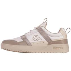 Kappa STYLECODE: 243418 BRADOCK Unisex Sneaker, White/beige, 46 EU von Kappa