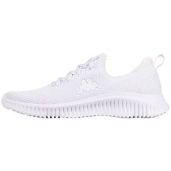 Kappa Unisex Abiola Sneaker, White Silver, 40 EU von Kappa