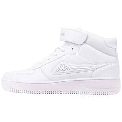 Kappa Unisex Bash Mid Sneaker , Weiß , 39 EU von Kappa