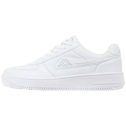 Kappa Unisex Bash Sneakers, Weiß White L Grey 1014, 40 EU von Kappa
