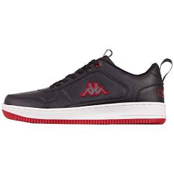 Kappa Unisex Fogo Stra en Laufschuh, Black Red, 44 EU von Kappa